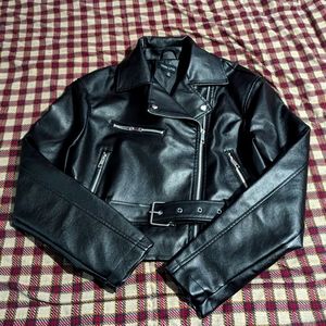 Woman's Faux Leather Jacket